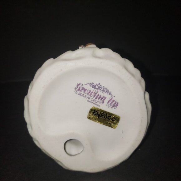 COPY - 1981 Enesco Growing Up 15 Figurine Excellent Condition With Tags - Picture 3 of 5